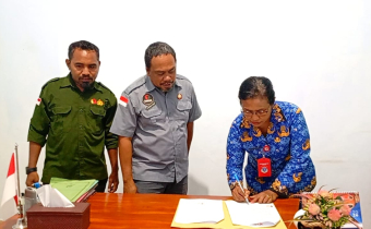 Bawaslu Lembata dan Pramuka Kwartir Cabang Jalin Kerja Sama Pengawasan Partisipatif.