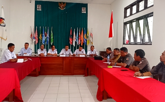 Bawaslu Lembata Rakor Bersama KPU Kabupaten Lembata