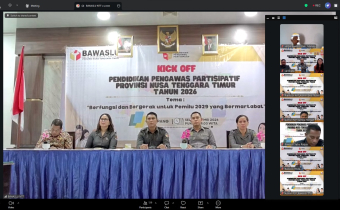Kickoff P2P 2026 Bawaslu NTT.