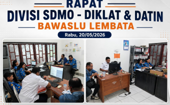 Rapat Divisi SDMO, Diklat dan Datin