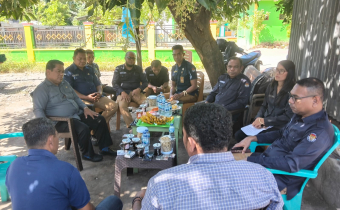 Visitasi Bawaslu dan KPU Lembata ke Partai Gelora