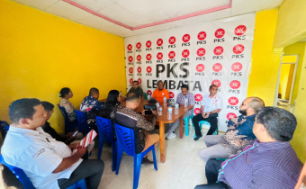 Bawaslu Lembata Visitasi Ke Partai PKS bersama KPU Lembata