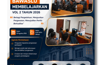Bawaslu Membelajarkan